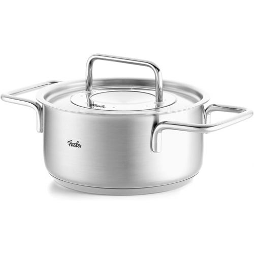  Fissler Pure Collection Stainless Steel 2.2 Quart Stock Pot with Metal Lid