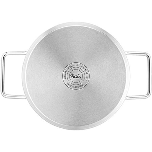  Fissler Pure Collection Stainless Steel 4.2 Quart Stock Pot with Glass Lid