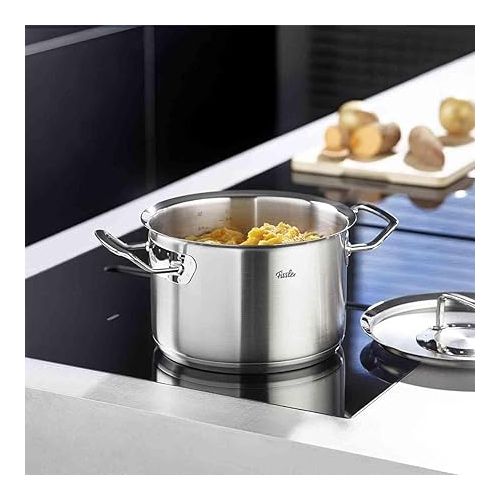  Fissler Original-Profi Collection Stainless Steel Stock Pot with Lid - 2.3 Quarts
