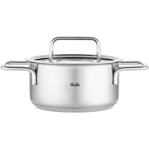  Fissler Pure Collection Stainless Steel 2.2 Quart Stock Pot with Glass Lid