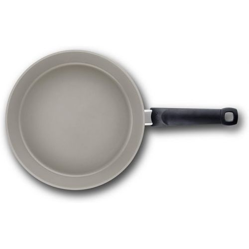  Fissler Ceratal Comfort Ceramic Non-Stick Frying Pan, Warm Grey (2-piece)