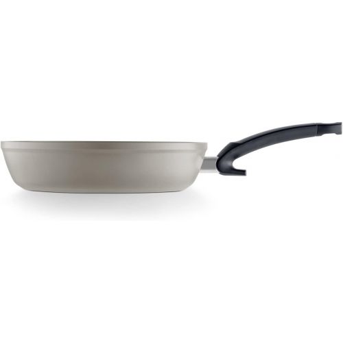  Fissler Ceratal Comfort Ceramic Non-Stick Frying Pan, Warm Grey (2-piece)