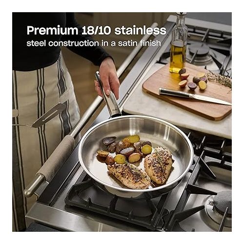  Fissler Steelux Pro Stainless Steel Fry Pan, 11”