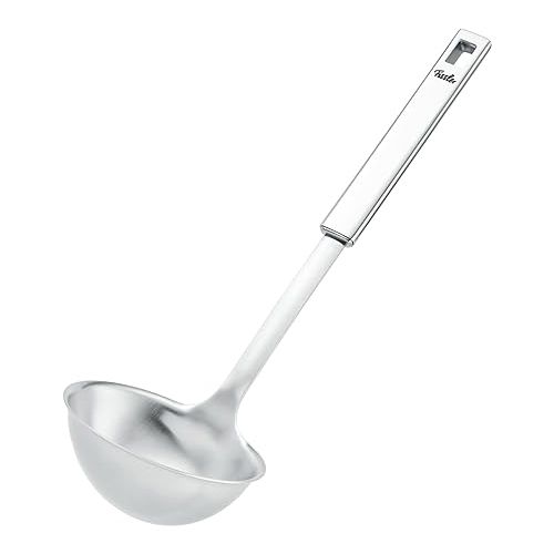  Fissler Original-Profi Collection / Stainless Steel Soup ladle, large ladle, premium kitchen utensil for portioning and serving of soups and sauces