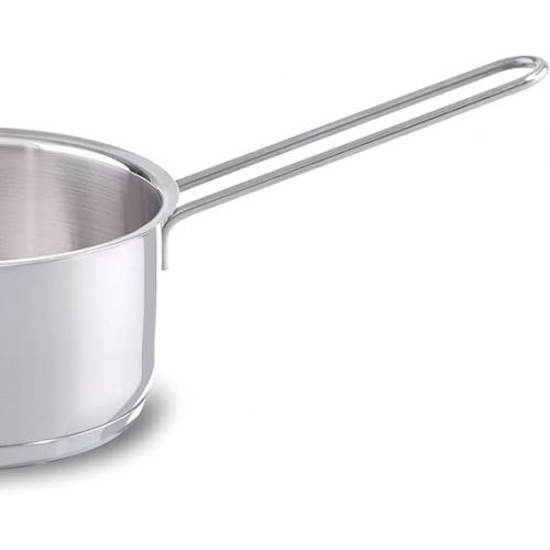  Fissler 008-166-14-100 Single-Handed Pot, Snacky, Sauce Pan, Silver, 5.5 inches (14 cm), Small, Gas Stove/Induction Compatible