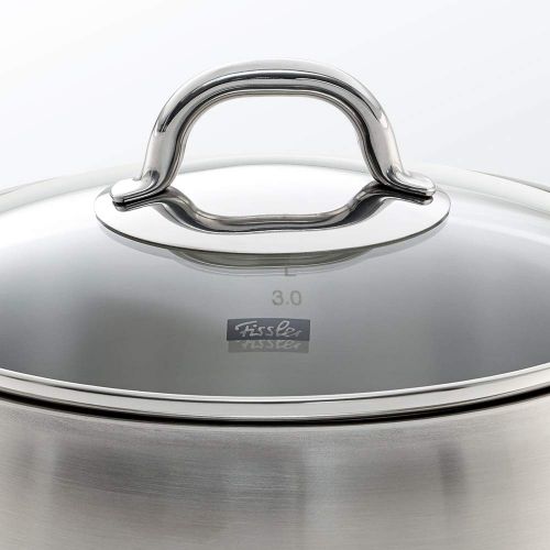  Fissler Topfset valea | 4-teilig |Topfset Edelstahl mit Glasdeckel | induktionsgeeignet | Edelstahlgriffe |Kochtopfset | Kochtoepfe Induktion| Schuettrand