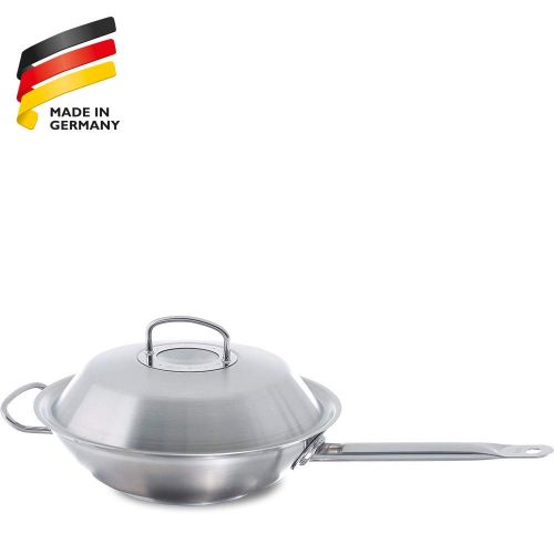  Fissler Stielwok mit Metalldeckel original-profi collection  Edelstahl-Stielwok induktionsgeeignet  zum gesunden, fernoestlichen Kochen  084-833-30-000/0  Ø 30 cm