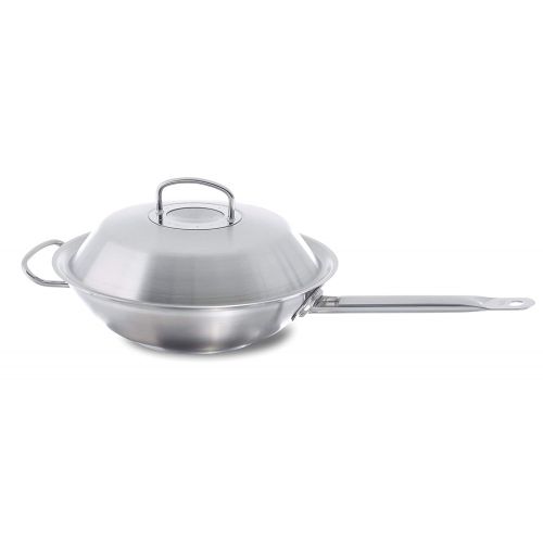  Fissler Stielwok mit Metalldeckel original-profi collection  Edelstahl-Stielwok induktionsgeeignet  zum gesunden, fernoestlichen Kochen  084-833-30-000/0  Ø 30 cm