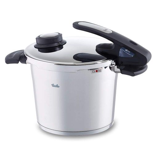  Fissler Schnellkochtopf Edelstahl vitavit edition design  6.0 Liter Dampfkochtopf 22 cm Durchmesser  Induktion, Gas, Ceran, Elektro  630-303-06-070/0