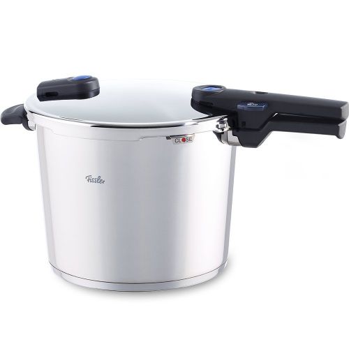  Fissler Schnellkochtopf Edelstahl vitaquick / 10 Liter Dampfkochtopf 26cm Durchmesser / Induktion, Gas, Ceran, Elektro / - 600-700-10-000/0