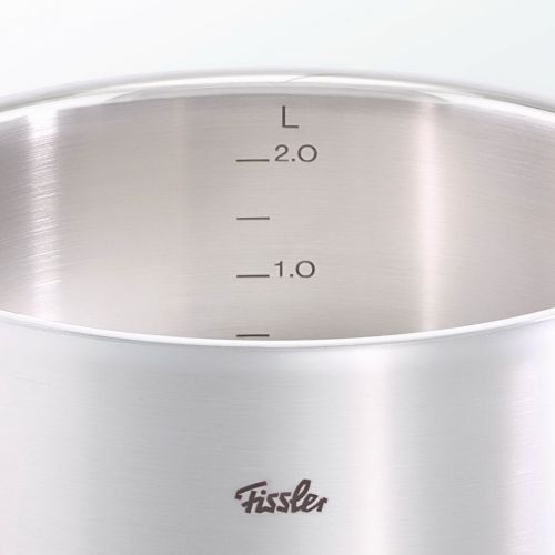  Fissler 084-136-24-000/0 Bratentopf Original-Profi Collection 24 cm Brater Induktion mit Glasdeckel, Edelstahl, 33 x 26.5 x 14 cm