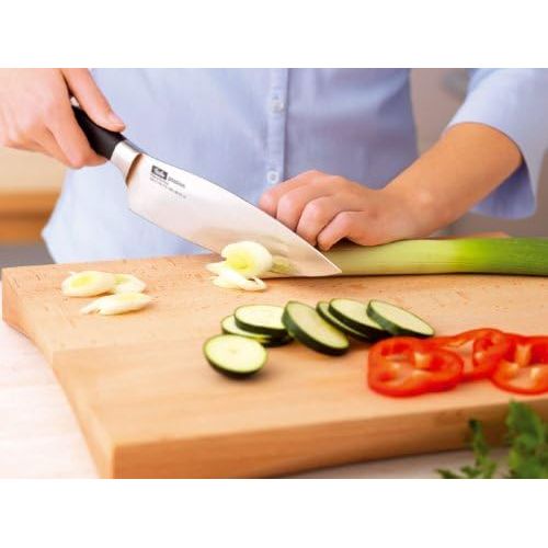  Fissler 8803606001 Passion Messerblock 7-teilig, Bestehend aus: Spickmesser 9 cm, Schinkenmesser 16 cm, Kochmesser 20 cm, Brotmesser 20 cm, Universalmesser 13 cm, Wetzstahl 26 cm