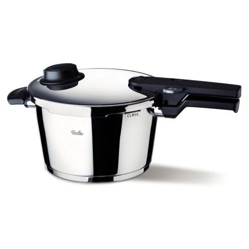  Fissler vitavit comfort / Induktions-Schnellkochtopf, (6 L, Ø 22 cm) Edelstahl-Dampfkochtopf, 2 Garstufen, stapelbar, alle Herdarten auch Induktion