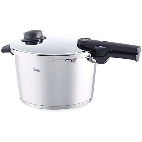  Fissler vitavit comfort / Induktions-Schnellkochtopf (10l, Ø 26 cm) Edelstahl-Dampfkochtopf, 2 Garstufen, stapelbar, alle Herdarten auch Induktion