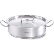 Fissler original-profi collection / Edelstahl-Brater, (3,0 L - Ø 24 cm) runder Induktions-Schmortopf, mit Deckel, backofen-geeignet, spuelmaschinengeeignet - alle Herdarten auch Ind