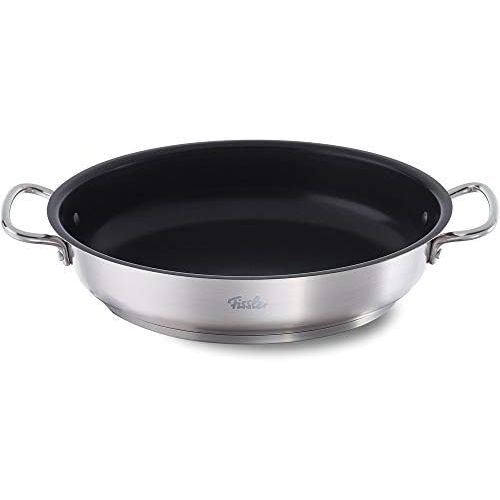  Fissler original-profi collection / Edelstahl-Servierpfanne (Ø 24 cm) beschichtete Pfanne, deckellos, antihaftversiegelt, hoher Rand - alle Herdarten auch Induktion