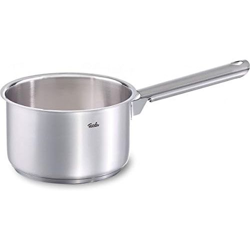  Fissler family line / Edelstahl-Stielkasserolle (1,9 L - Ø 16 cm) mit Schuettrand, spuelmaschinen-und backofengeeignet, alle Herdarten - auch Induktion