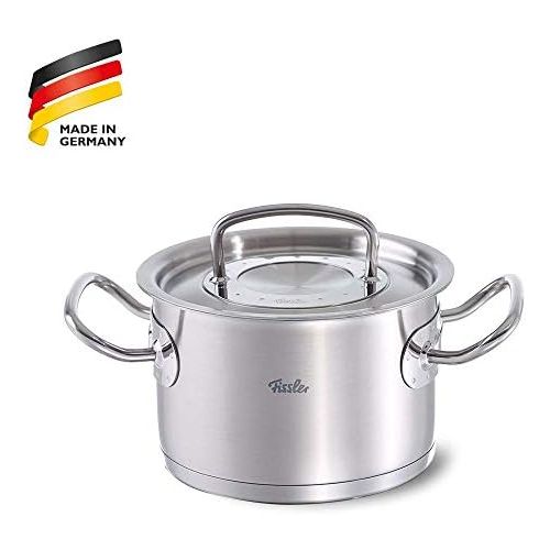  Fissler original-profi collection / Edelstahl-Topf, (Ø 16 cm, 2 L), hoher Kochtopf mit Deckel, Innen-Skalierung, rostfrei, alle Herdarten, Induktion