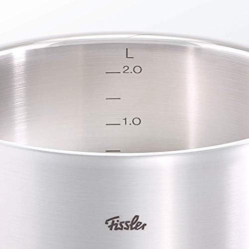  Fissler original-profi collection / Edelstahl-Topf, (Ø 16 cm, 2 L), hoher Kochtopf mit Deckel, Innen-Skalierung, rostfrei, alle Herdarten, Induktion