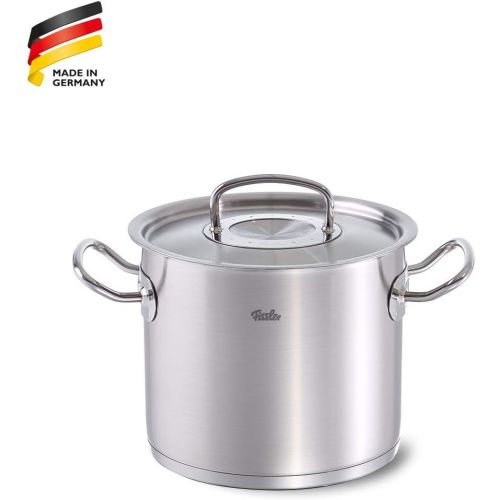  Fissler original-profi collection / Edelstahl-Topf (2,6 L - 16 cm) hoher Kochtopf mit Deckel, innenskalierung, rostfrei, alle Herdarten, Induktion