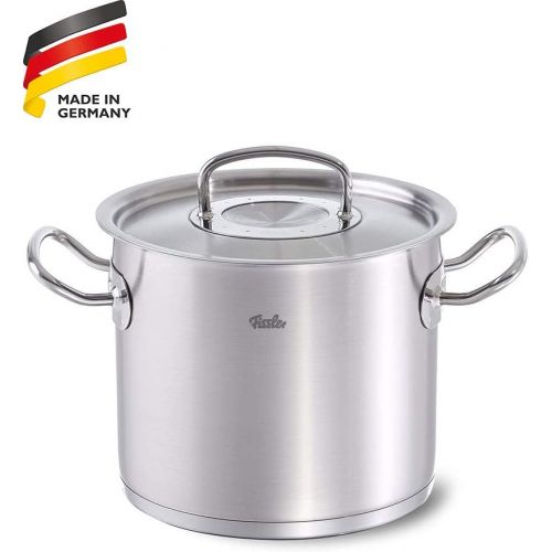  Fissler original-profi collection / Edelstahl-Topf (2,6 L - 16 cm) hoher Kochtopf mit Deckel, innenskalierung, rostfrei, alle Herdarten, Induktion