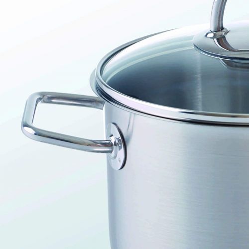  Fissler viseo / Edelstahl-Topf (2,1 L - Ø 16 cm) Kochtopf mit Glas-Deckel, Innenskalierung, Schuettrand, Induktions-Kochtopf, energiesparend, fuer alle Herdarten - auch Induktion