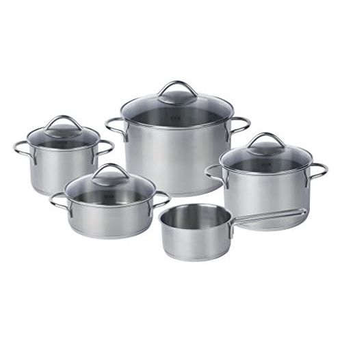  Fissler Vienna (Induction) Set, Frying & Cooking Pot, Casserole, Stainless Steel, 5Pcs.