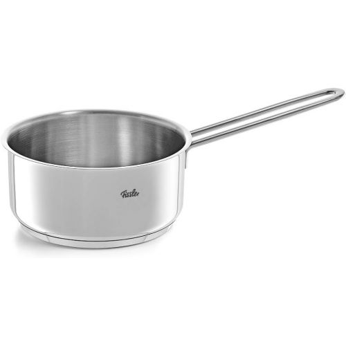  Fissler Copenhagen 5-Piece Stainless Steel Saucepan Set with Glass Lid for Induction All Hobs (3 Saucepans, 1 Stewing Pan, 1 Saucepan and Lid Free)