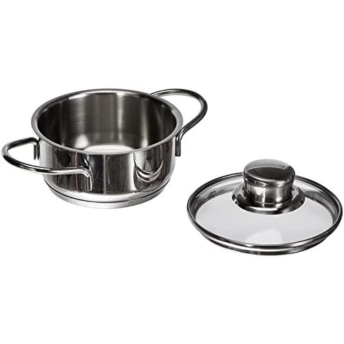  Fissler Happchen Cooking Pot 12 cm 0.5 L with Glass Lid