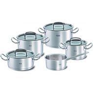 Fissler Original Professional Collection / Stainless Steel Cooking Pot Set with Glass Lid / Saucepans / Induction Gas, Electric, Ceramic