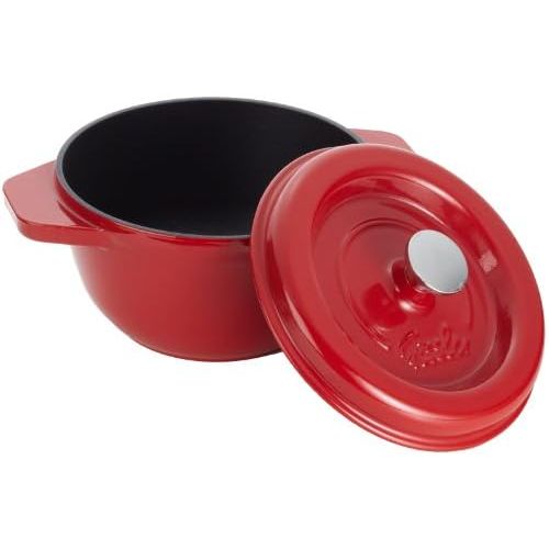  Fissler Arcana 6971519000 Casserole Pot Cast Iron 19 cm Round Red