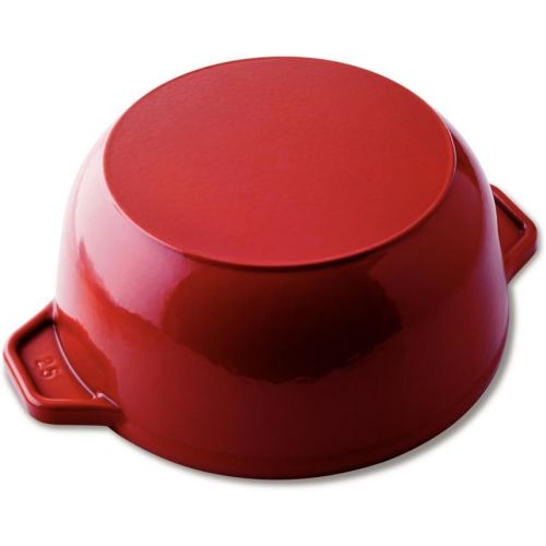  Fissler Arcana 6971519000 Casserole Pot Cast Iron 19 cm Round Red