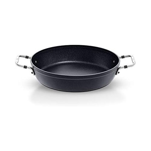  Fissler Adamant / Serving Pan Aluminium Frying Pan (Diameter 24 cm) Coated Non-Stick Coating High Rim Scratch-Resistant All Hob Types  including Induction