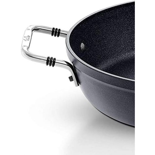  Fissler Adamant / Serving Pan Aluminium Frying Pan (Diameter 24 cm) Coated Non-Stick Coating High Rim Scratch-Resistant All Hob Types  including Induction