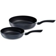 Fissler cenit / Pan Set of 2 (Diameter 24 cm, Diameter 28 cm) Coated Aluminium Frying Pans Non-Stick Pans for All Hobs Except Induction