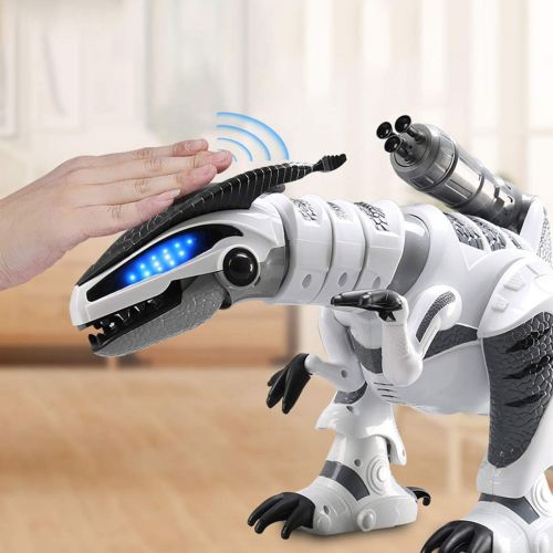  [아마존 핫딜] [아마존핫딜]Fistone RC Robot Dinosaur Intelligent Interactive Smart Toy Electronic Remote Controller Robot Walking Dancing Singing with Fight Mode Toys for Kids Boys Girls Age 5 6 7 8 9 10 and