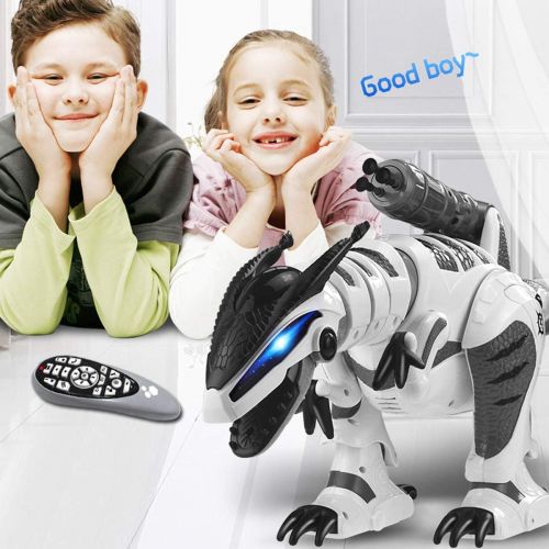  [아마존 핫딜] [아마존핫딜]Fistone RC Robot Dinosaur Intelligent Interactive Smart Toy Electronic Remote Controller Robot Walking Dancing Singing with Fight Mode Toys for Kids Boys Girls Age 5 6 7 8 9 10 and