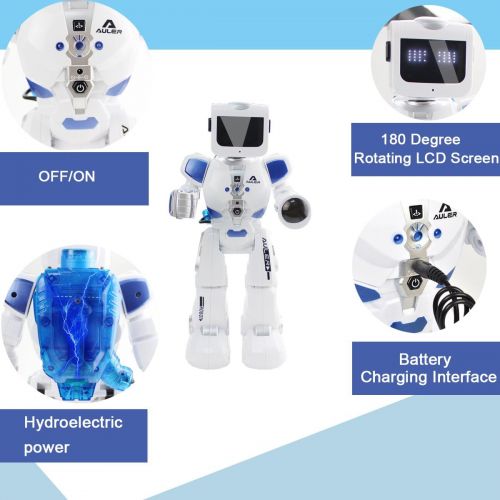  [아마존 핫딜] [아마존핫딜]Fistone RC Robot War Warrior Remote Control Smart Robots Hydro Electric Hybrid Intelligent Interactive Action Figure Early Education Kids Toy with Dancing Singing