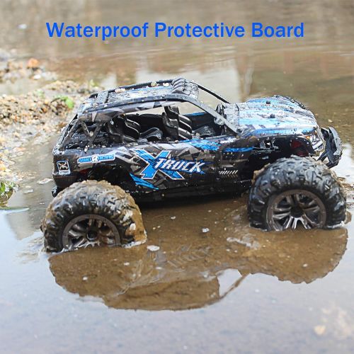  Fistone RC Truck 1/16 High Speed Racing Car , 24MPH 4WD Off-Road Waterproof Vehicle 2.4Ghz Radio Remote Control Monster Truck Dune Buggy Hobby Toys for Kids and Adults