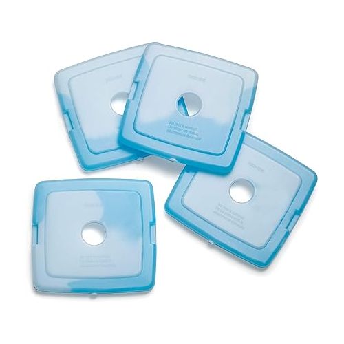  Cool Coolers by Fit + Fresh, Space Saving Reusable Ice Packs for Lunch Boxes or Coolers