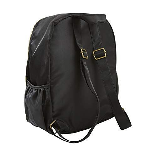  Fit & Fresh Sport Mini Backpack for Teens, Black with Gold Hardware, Stylish, Sporty