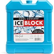 Fit and Fresh Cool Coolers Ice, Large Block, Blue Block