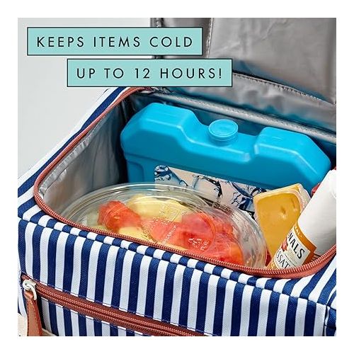  Fit and Fresh Cool Coolers Ice, Large Block, Blue Block
