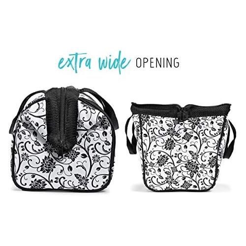  Fit & Fresh Insulated Lunch Bag, Downtown Ebony Floral