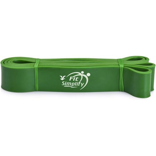  Fit Simplify Pull Up Assist Band - Stretching Resistance Band - Mobility and Powerlifting Bands - Exercise Pull Up Band - SINGLE BAND