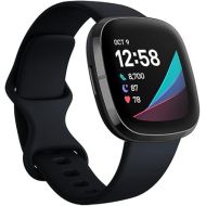 Fitbit Sense Advanced Smartwatch with Tools for Heart Health, Stress Management & Skin Temperature Trends, Carbon/Graphite, One Size (S & L Bands Included)