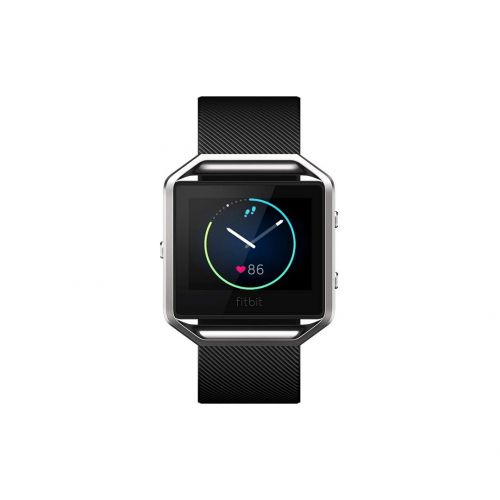  Fitbit Unisex Fitness Uhr Blaze, Schwarz, S