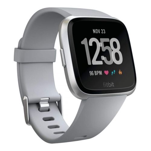  [아마존 핫딜]  [아마존핫딜]Fitbit Versa Smart Watch, Gray/Silver Aluminium, One Size (S & L Bands Included)