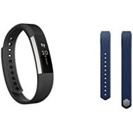 [아마존베스트]Fitbit Alta (Black, Large) + Accessory Band (Blue, Large)