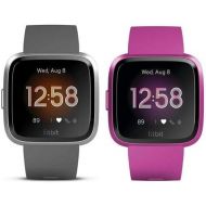 [아마존베스트]Fitbit Versa Lite Fitness Watch - For Him & Here - Mulberry/Mulberry And Charcoal